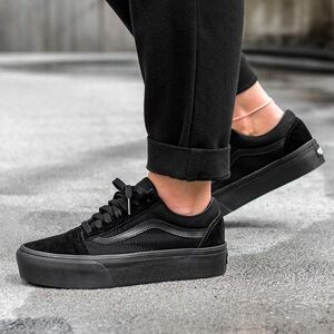 Vans Black Canvas Sneakers - Unisex or Kids